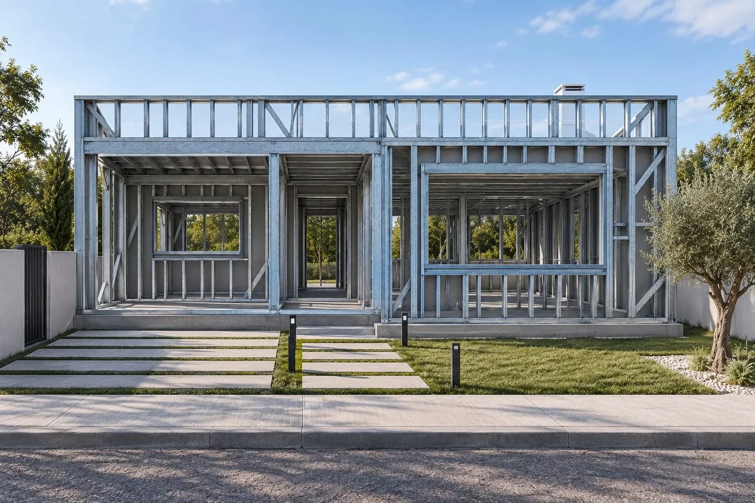 Modelo Steelo 80, vivienda de 80 m² construidos en Steel Frame